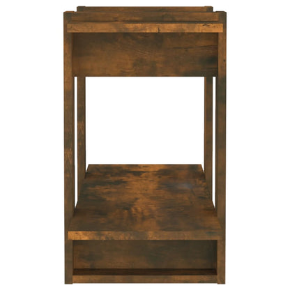vidaXL Bücherregal/Raumteiler Räuchereiche 80x30x51 cm