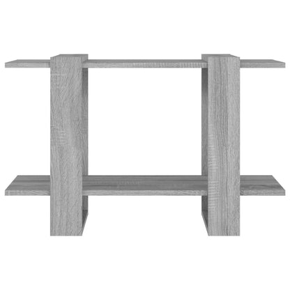 vidaXL Bücherregal/Raumteiler Grau Sonoma 80x30x51 cm