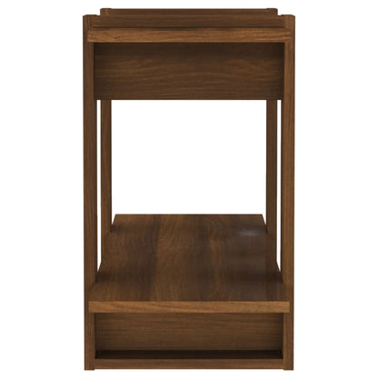 vidaXL Bücherregal/Raumteiler Braun Eichen-Optik 80x30x51 cm