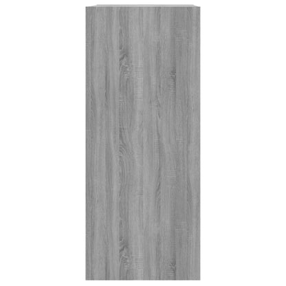 vidaXL Bücherregal/Raumteiler Grau Sonoma 40x30x72 cm