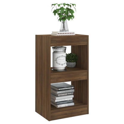 vidaXL Bücherregal/Raumteiler Braun Eichen-Optik 40x30x72 cm