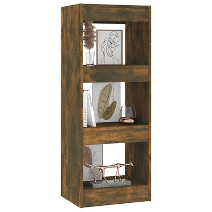 vidaXL Étagère/Séparateur de pièce Chêne fumé 40x30x103 cm Bois d'ingénierie
