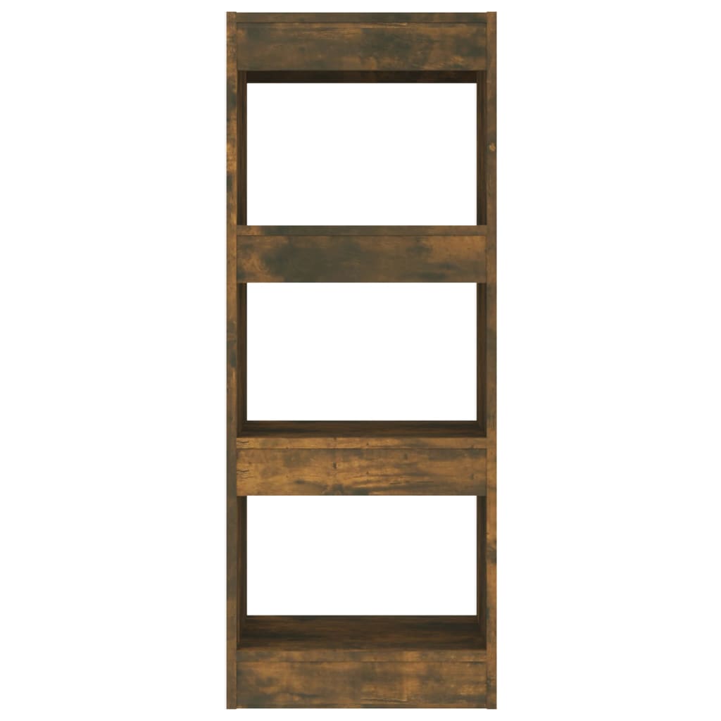 vidaXL Étagère/Séparateur de pièce Chêne fumé 40x30x103 cm Bois d'ingénierie