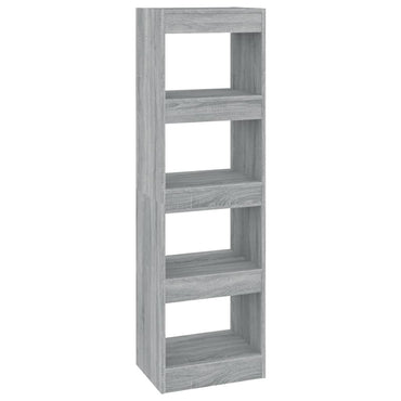 vidaXL Bücherregal/Raumteiler Grau Sonoma 40x30x135 cm