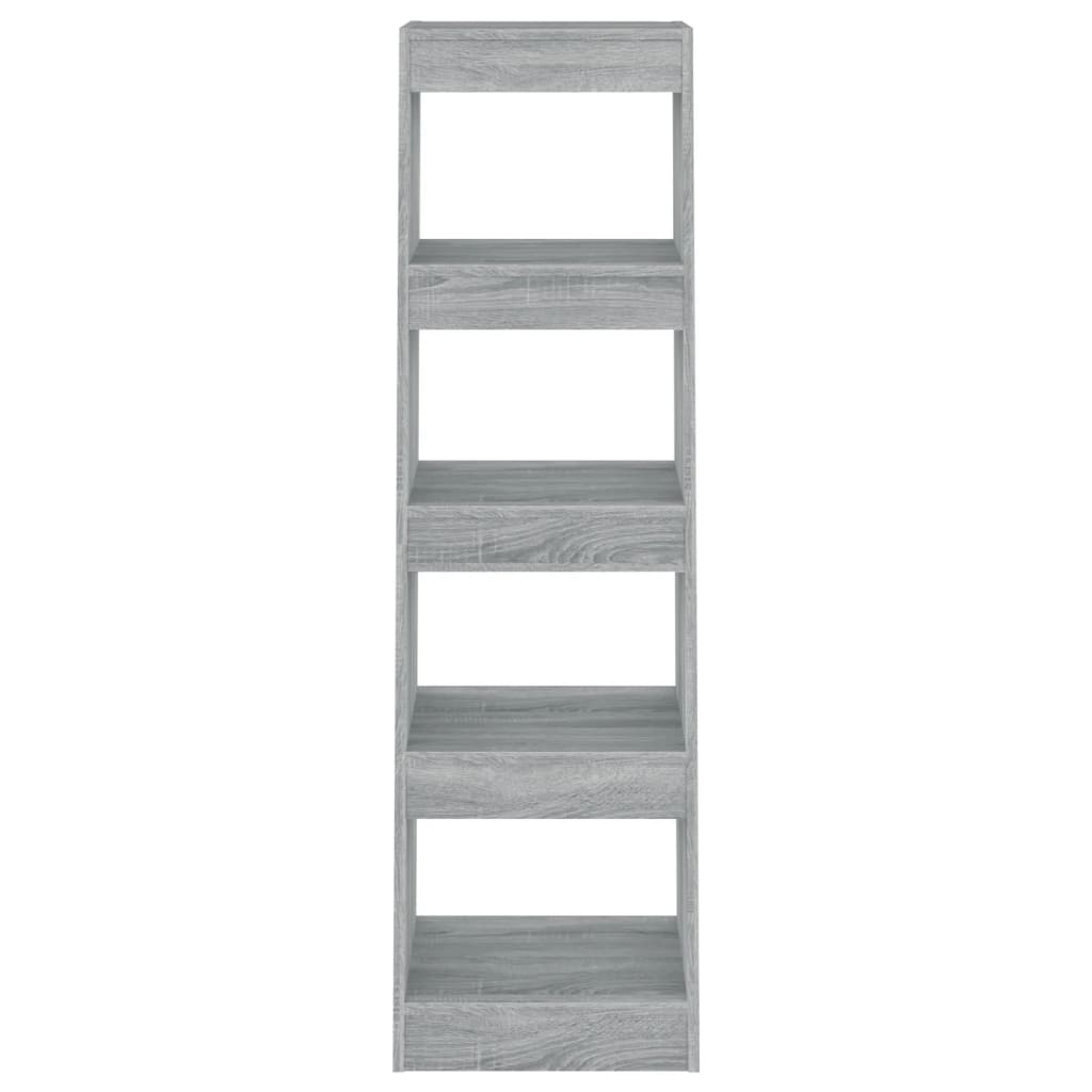vidaXL Bücherregal/Raumteiler Grau Sonoma 40x30x135 cm