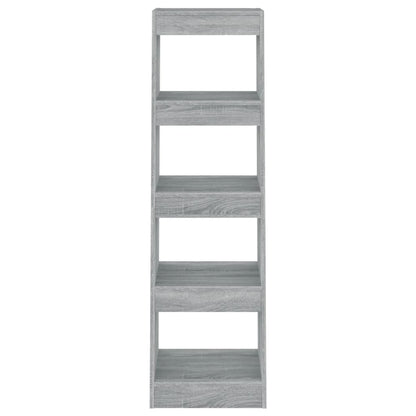 vidaXL Bücherregal/Raumteiler Grau Sonoma 40x30x135 cm