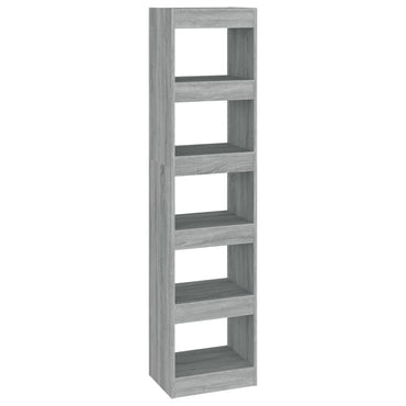 vidaXL Bücherregal/Raumteiler Grau Sonoma 40x30x166 cm