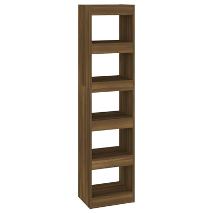 vidaXL Bücherregal/Raumteiler Braun Eichen-Optik 40x30x166 cm