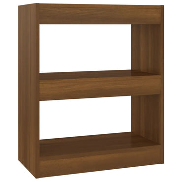 vidaXL Bücherregal/Raumteiler Braun Eichen-Optik 60x30x72 cm