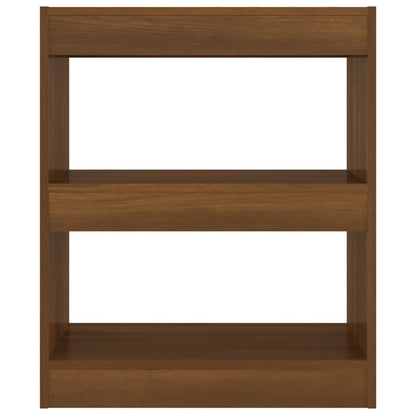 vidaXL Bücherregal/Raumteiler Braun Eichen-Optik 60x30x72 cm