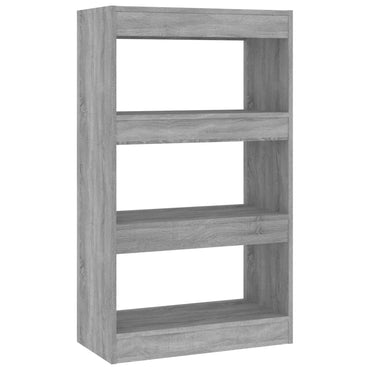 vidaXL Bibliothèque/Séparateur de pièce Gris Sonoma 60x30x103 cm Bois d'ingénierie