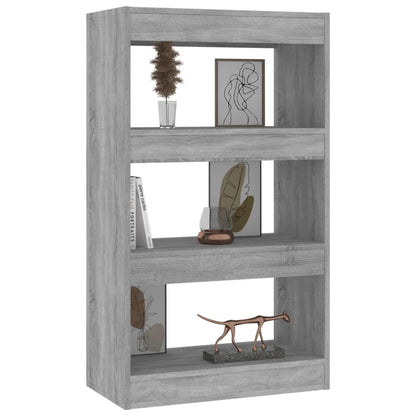 vidaXL Bibliothèque/Séparateur de pièce Gris Sonoma 60x30x103 cm Bois d'ingénierie