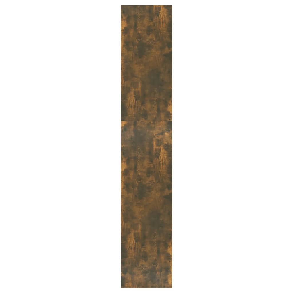 vidaXL Bibliothèque/Séparateur de pièce Chêne fumé 60x30x135 cm Bois d'ingénierie
