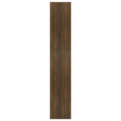 vidaXL Bücherregal/Raumteiler Braun Eiche 60x30x166 cm Holzwerkstoff