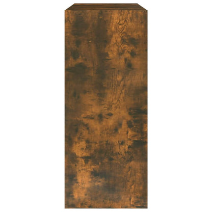 vidaXL Bibliothèque/Séparateur de pièce Chêne fumé 80x30x72 cm