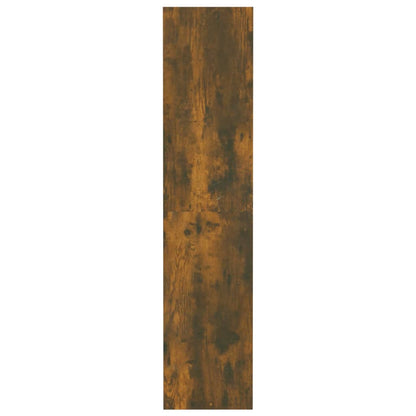 vidaXL Bücherregal/Raumteiler Räuchereiche 80x30x135 cm Holzwerkstoff