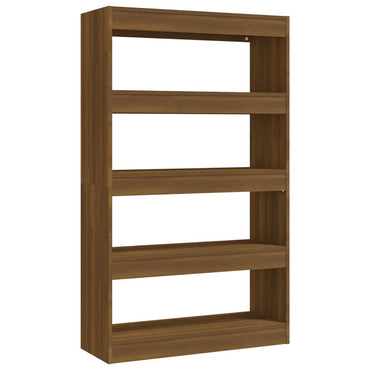 vidaXL Bücherregal/Raumteiler Braun Eichen-Optik 80x30x135 cm