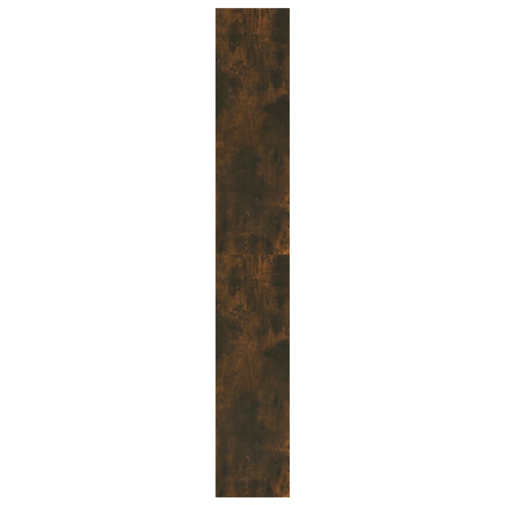 vidaXL Bücherregal/Raumteiler Räuchereiche 80x30x198 cm Holzwerkstoff