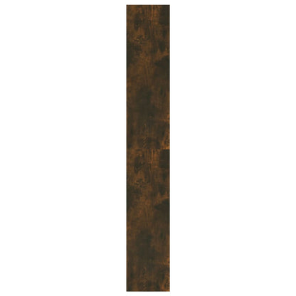 vidaXL Bücherregal/Raumteiler Räuchereiche 80x30x198 cm Holzwerkstoff