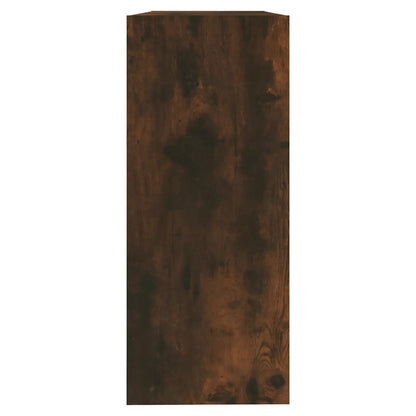 vidaXL Bücherregal/Raumteiler Räuchereiche 100x30x72 cm
