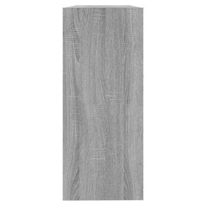 vidaXL Bücherregal/Raumteiler Grau Sonoma 100x30x72 cm