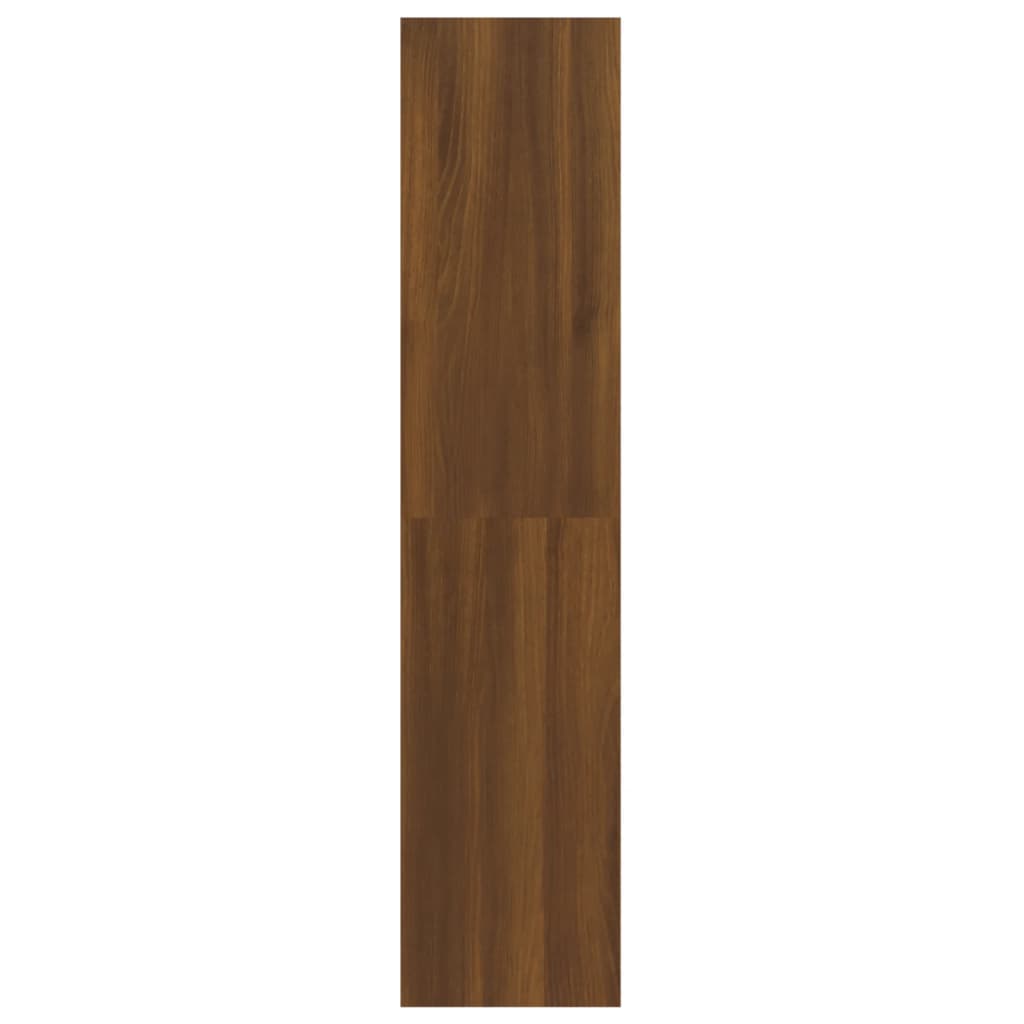 vidaXL Bücherregal/Raumteiler Braun Eichen-Optik 100x30x135 cm