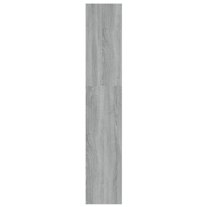 vidaXL Bücherregal/Raumteiler Grau Sonoma 100x30x166 cm