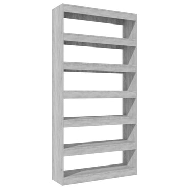 vidaXL Étagère à livres/séparateur de pièce Gris Sonoma 100x30x198 cm Aggloméré