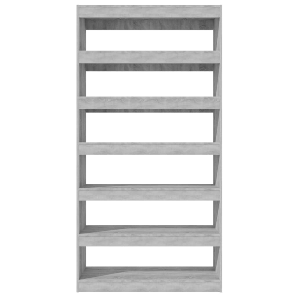 vidaXL Étagère à livres/séparateur de pièce Gris Sonoma 100x30x198 cm Aggloméré