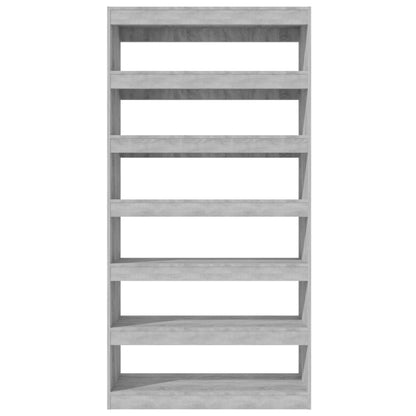 vidaXL Étagère à livres/séparateur de pièce Gris Sonoma 100x30x198 cm Aggloméré