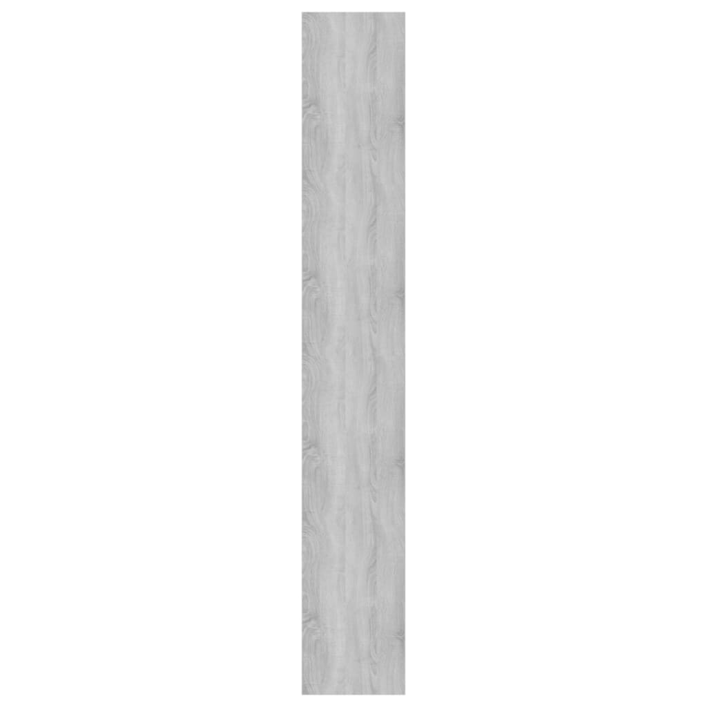vidaXL Étagère à livres/séparateur de pièce Gris Sonoma 100x30x198 cm Aggloméré