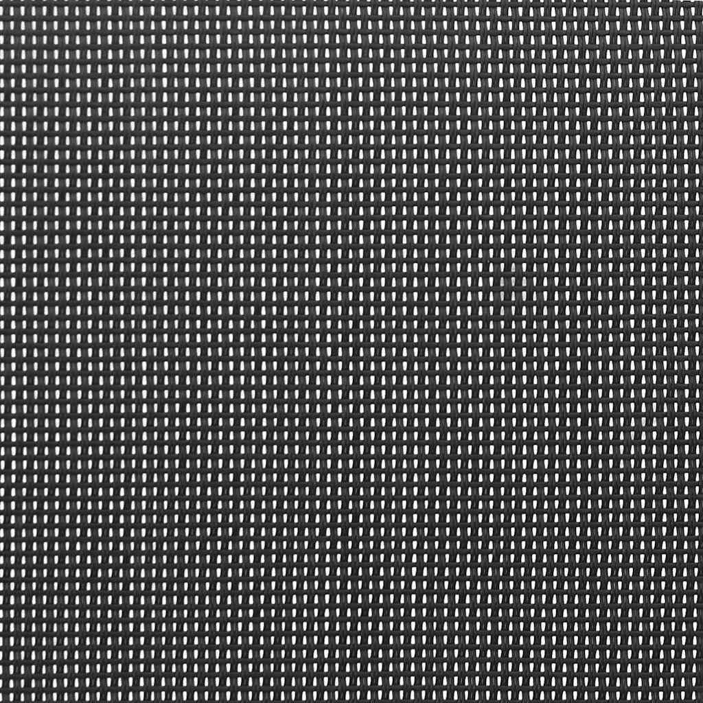 vidaXL Stapelbare Gartenstühle 2 Stk. Schwarz Textilene