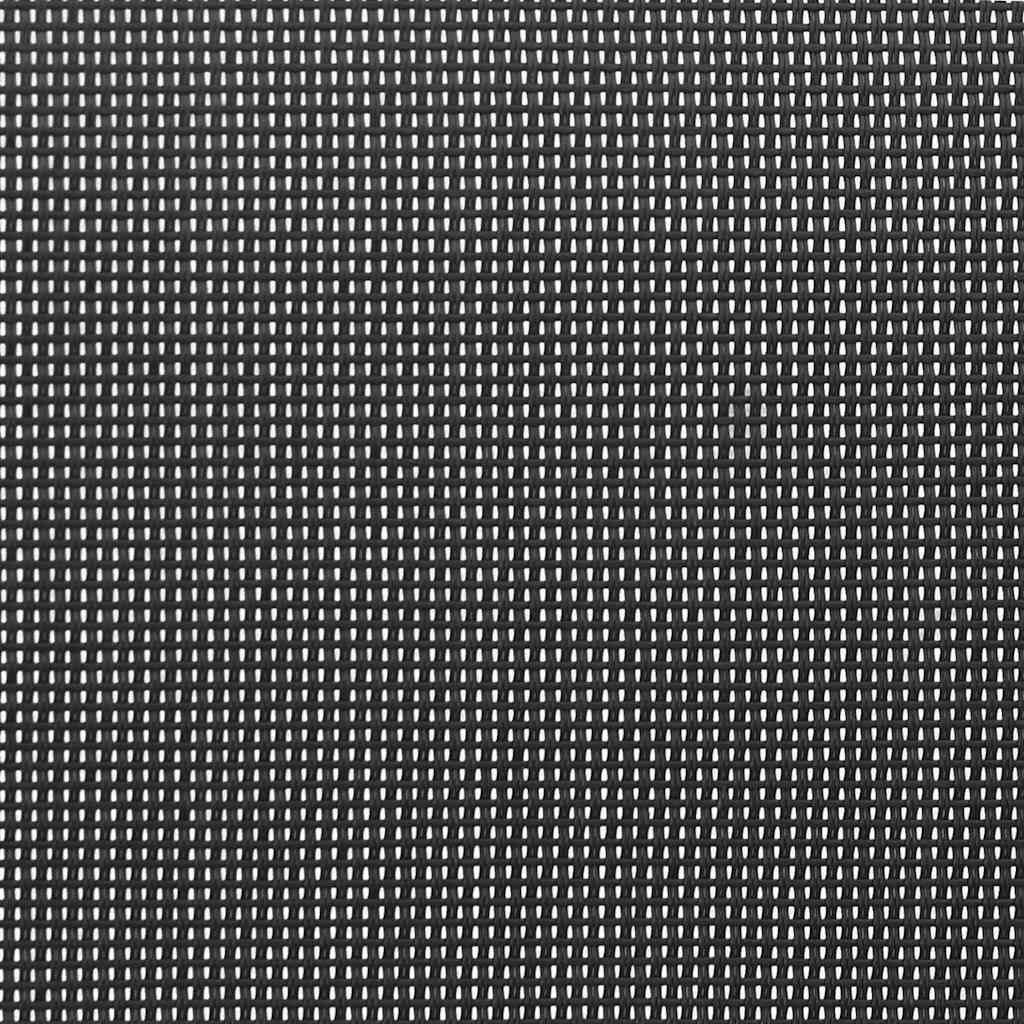 vidaXL Stapelbare Gartenstühle 4 Stk. Schwarz Textilene