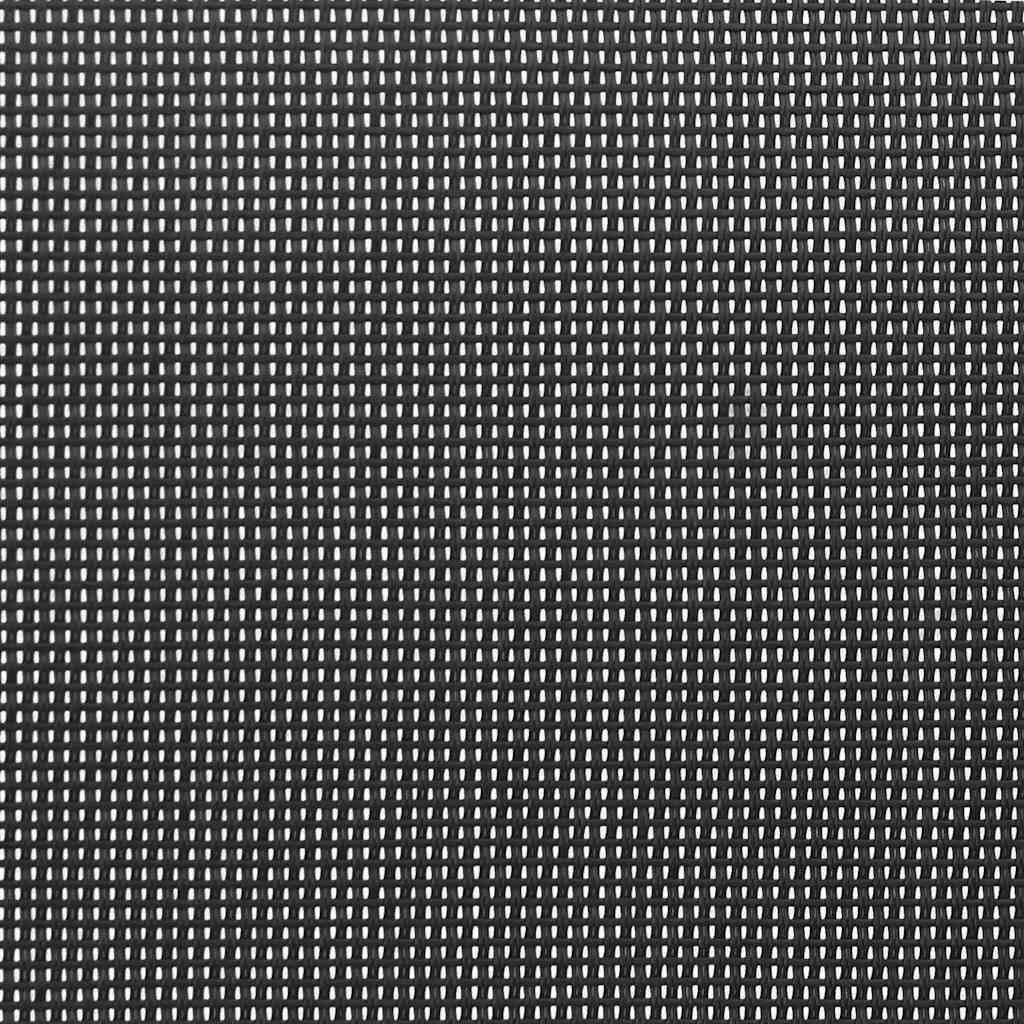 vidaXL Stapelbare Gartenstühle 6 Stk. Schwarz Textilene