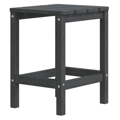 vidaXL Chaises de jardin Adirondack avec table HDPE anthracite
