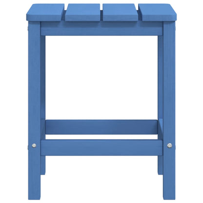 vidaXL Chaise de jardin Adirondack avec pouf et table HDPE Aigue-marine