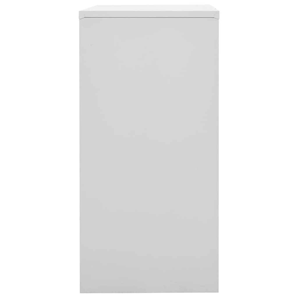 vidaXL Schließfachschränke 2 Stk. Hellgrau und Grün 90x45x92,5cm Stahl