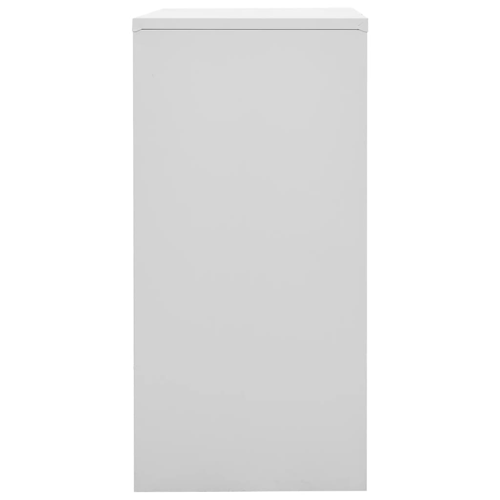 vidaXL Schließfachschränke 5 Stk. Hellgrau und Grün 90x45x92,5cm Stahl