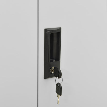vidaXL Büroschrank mit Pflanzkasten Hellgrau 90x40x125 cm Stahl