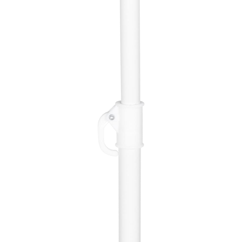 vidaXL Strandschirm mit Seitenteilen Blau 215 cm