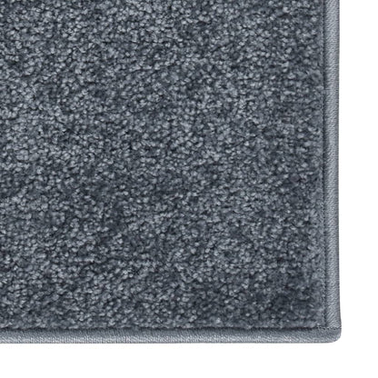vidaXL Tapis à poils courts 160x230 cm Anthracite