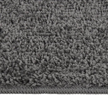 vidaXL Tapis à poils longs Gris foncé 160x230 cm Antidérapant