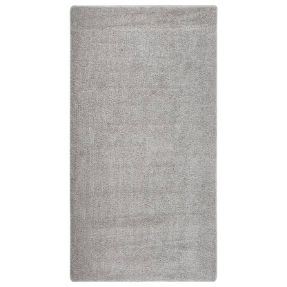 vidaXL Tapis shaggy gris clair 80x150 cm antidérapant