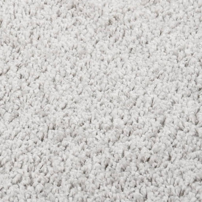 vidaXL Tapis shaggy gris clair 80x150 cm antidérapant