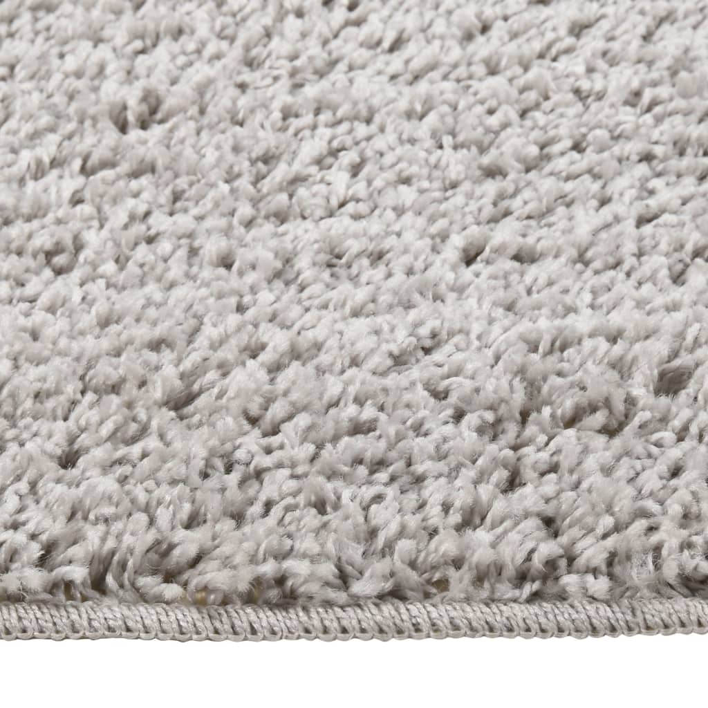 vidaXL Tapis shaggy Gris clair 120x170 cm Antidérapant