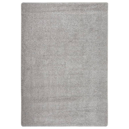 vidaXL Tapis à poils longs gris clair 160x230 cm Antidérapant