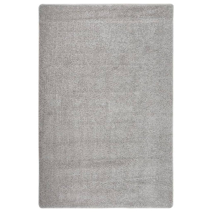 vidaXL Tapis à poils longs gris clair 200x290 cm Antidérapant
