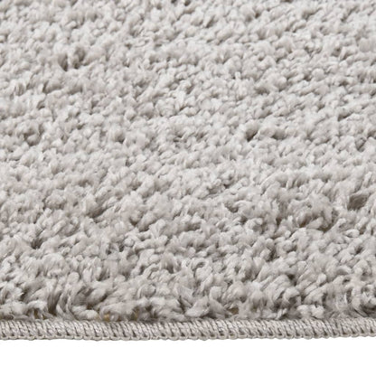 vidaXL Tapis à poils longs gris clair 200x290 cm Antidérapant