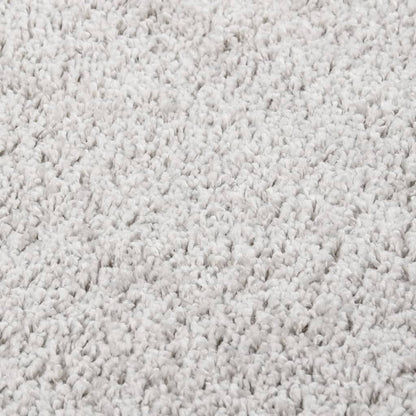 vidaXL Tapis à poils longs gris clair 200x290 cm Antidérapant