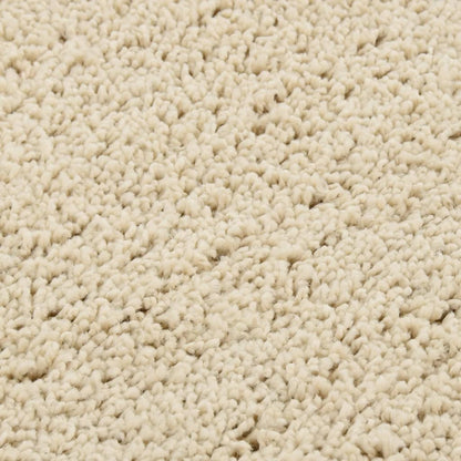 vidaXL Tapis shaggy crème 160x230 cm Antidérapant